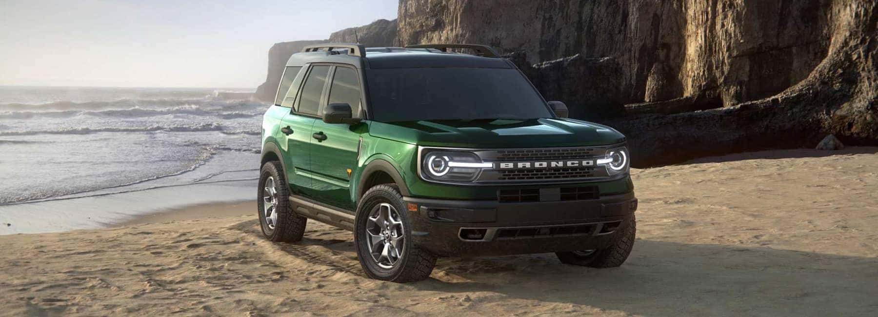 2023 Bronco Sport on a beach