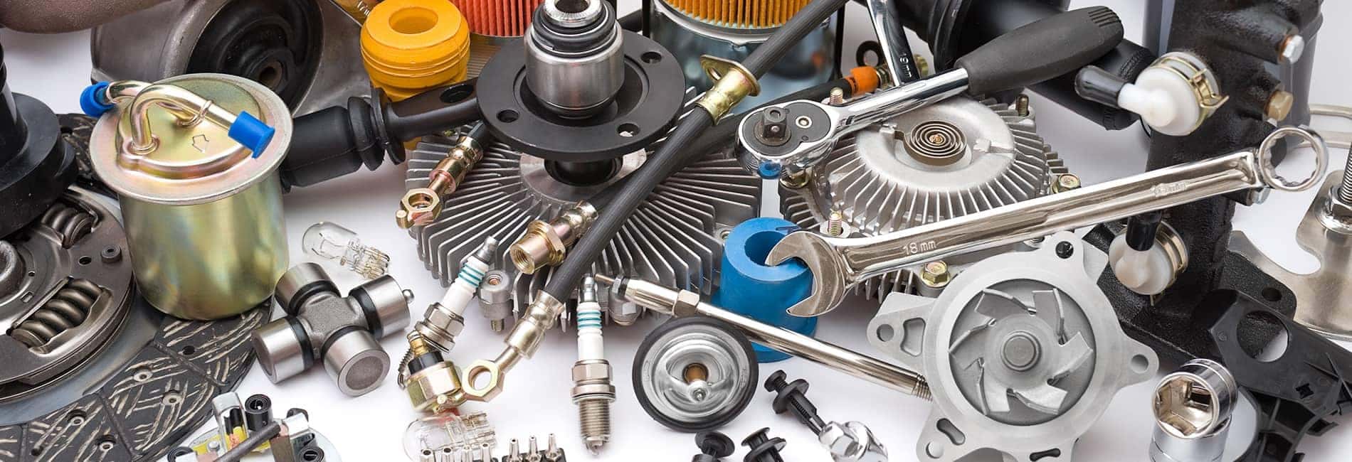 car tools and parts filling the screen