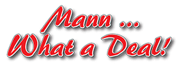 Mann what a deal logo
