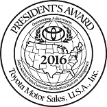 Toyota Award - Presidents Award