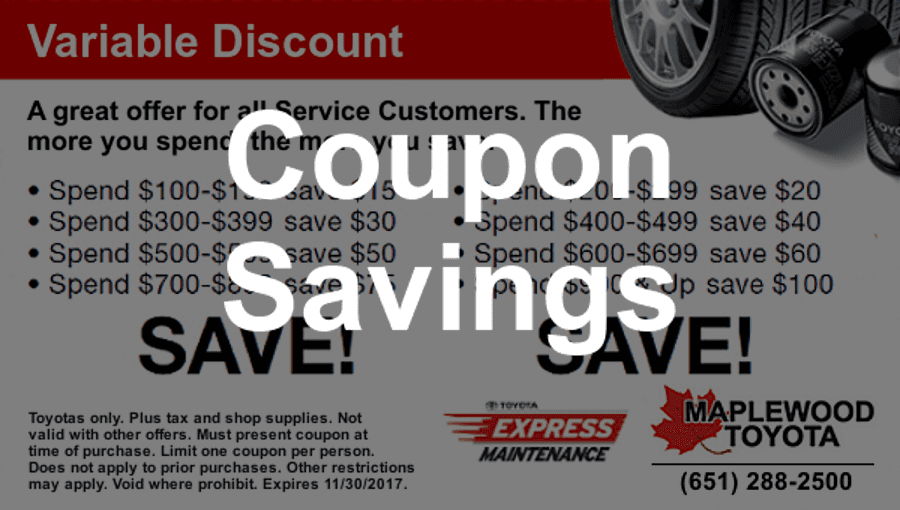 Toyota Service Coupons Printable   Toyota Service Coupons 