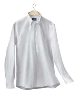 white maserati button down shirt