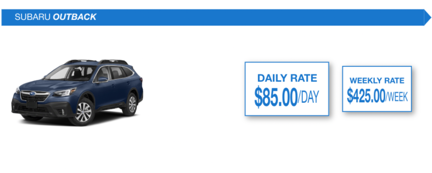 Rent a Car - Rent a Subaru Outback