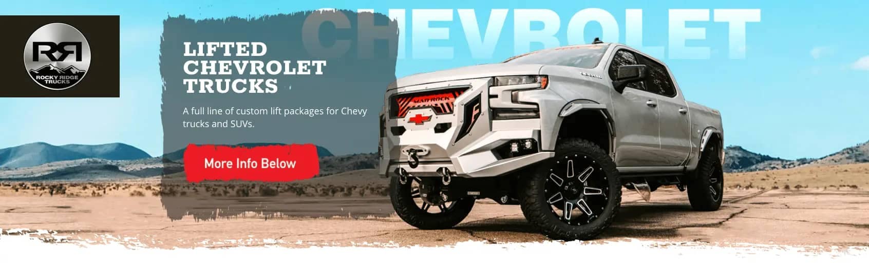 Rocky Ridge Trucks - Lifted Chevrolet Trucks banner