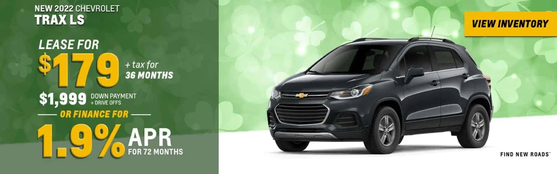 2022 Chevrolet Trax LS - Lease For $179