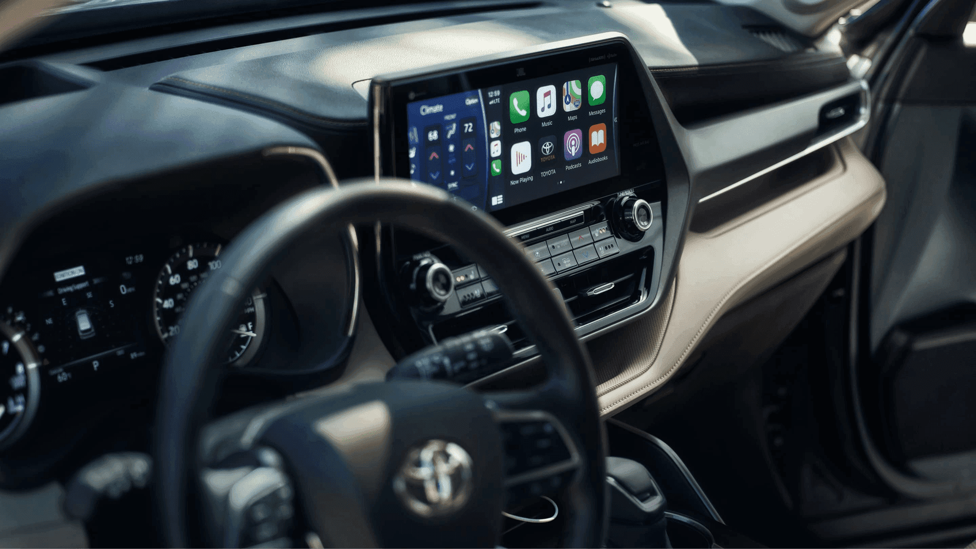 2020 Highlander electronic dashboard