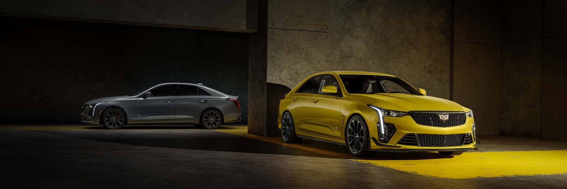 2024 Cadillac CT4 parked in marble basement