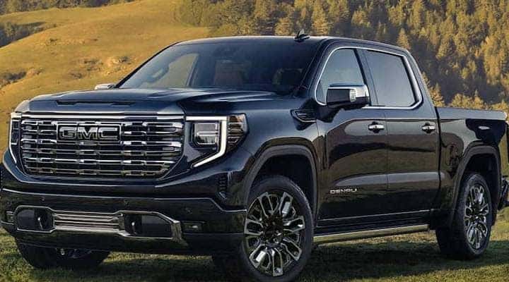 2023 GMC Sierra 1500 parked on hill