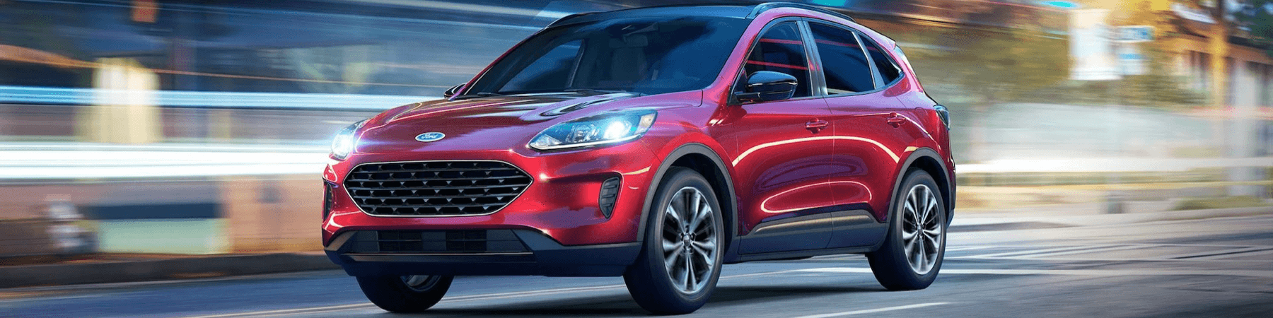 2021 Ford Escape on city street 