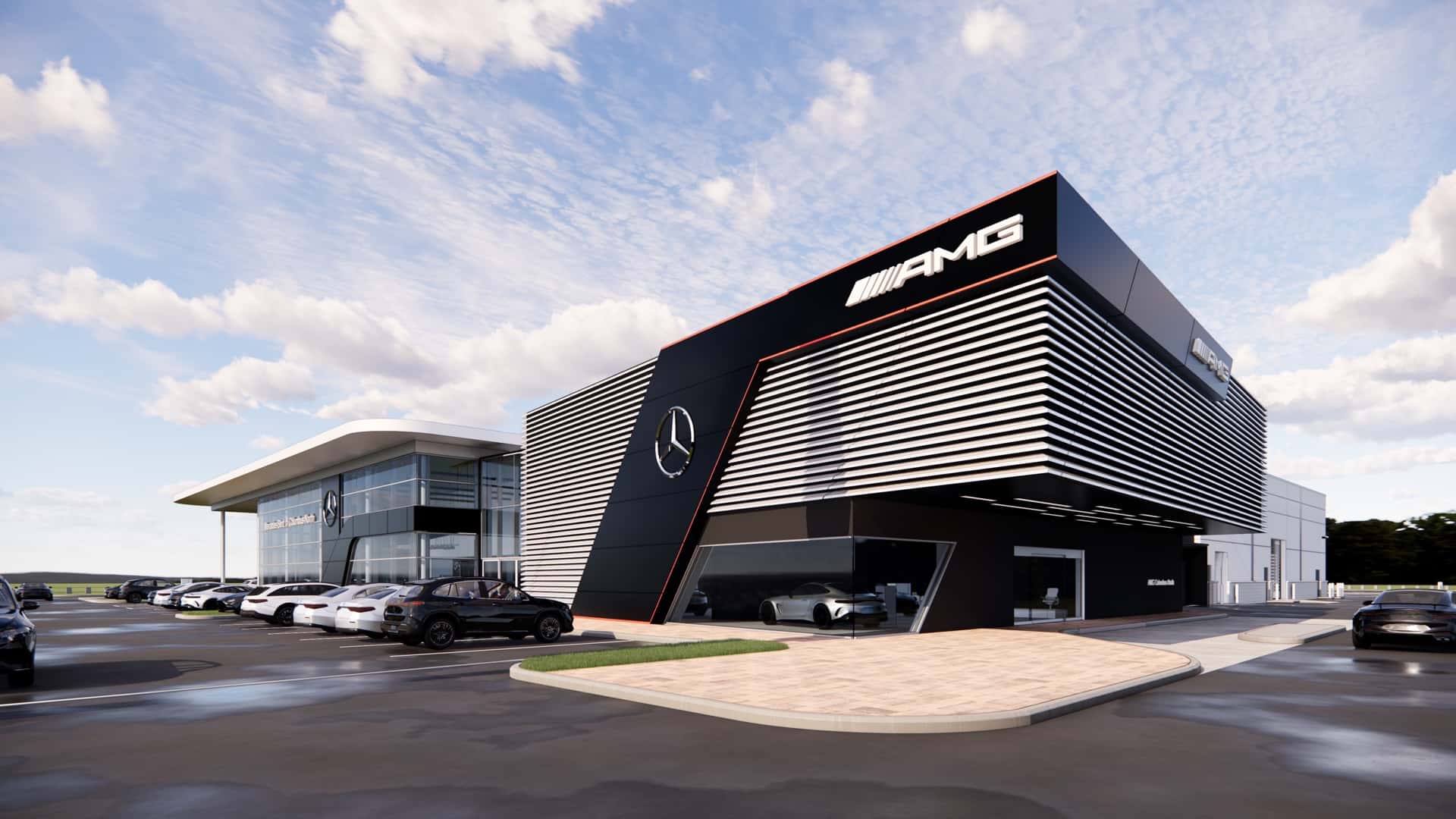 AMG entrance