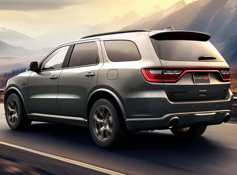 2025 Dodge Durango rear view on a road