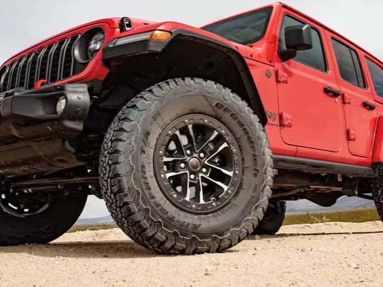 Jeep Tire close up