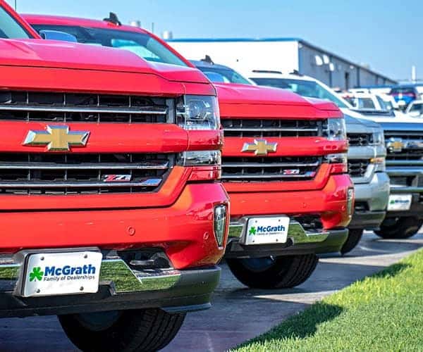 McGrath Trucks on the lot