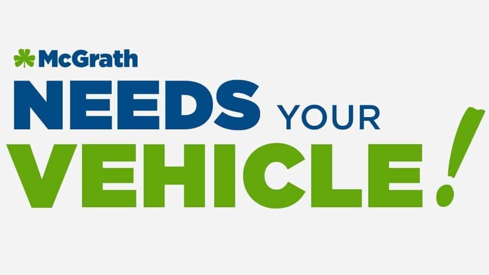 McGrath Needs Your Vehicle