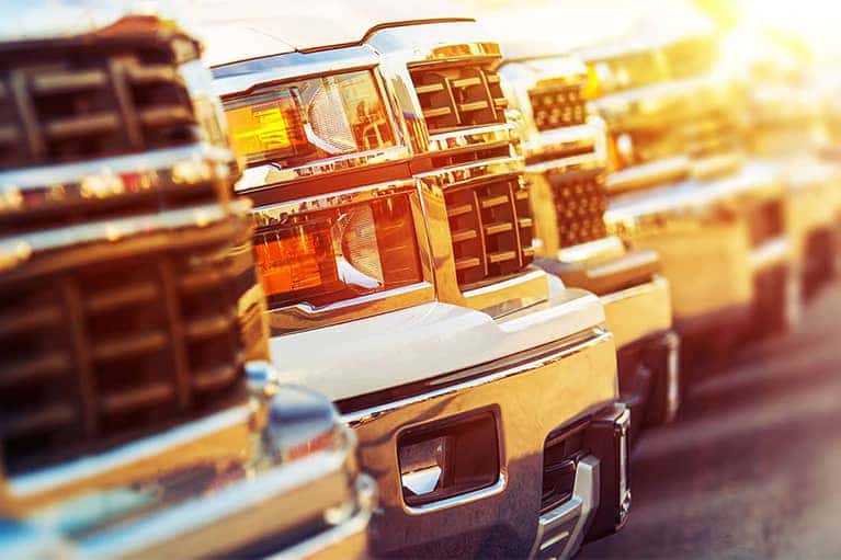 Multiple Truck Grilles In a Row