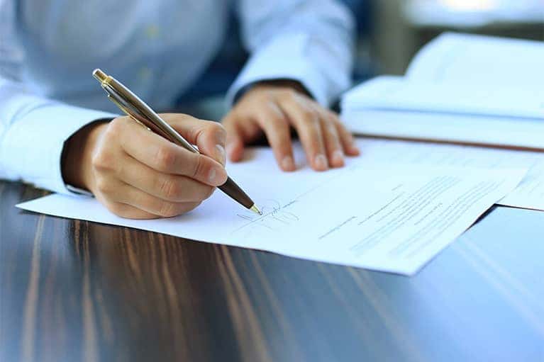 Person Signing Documents