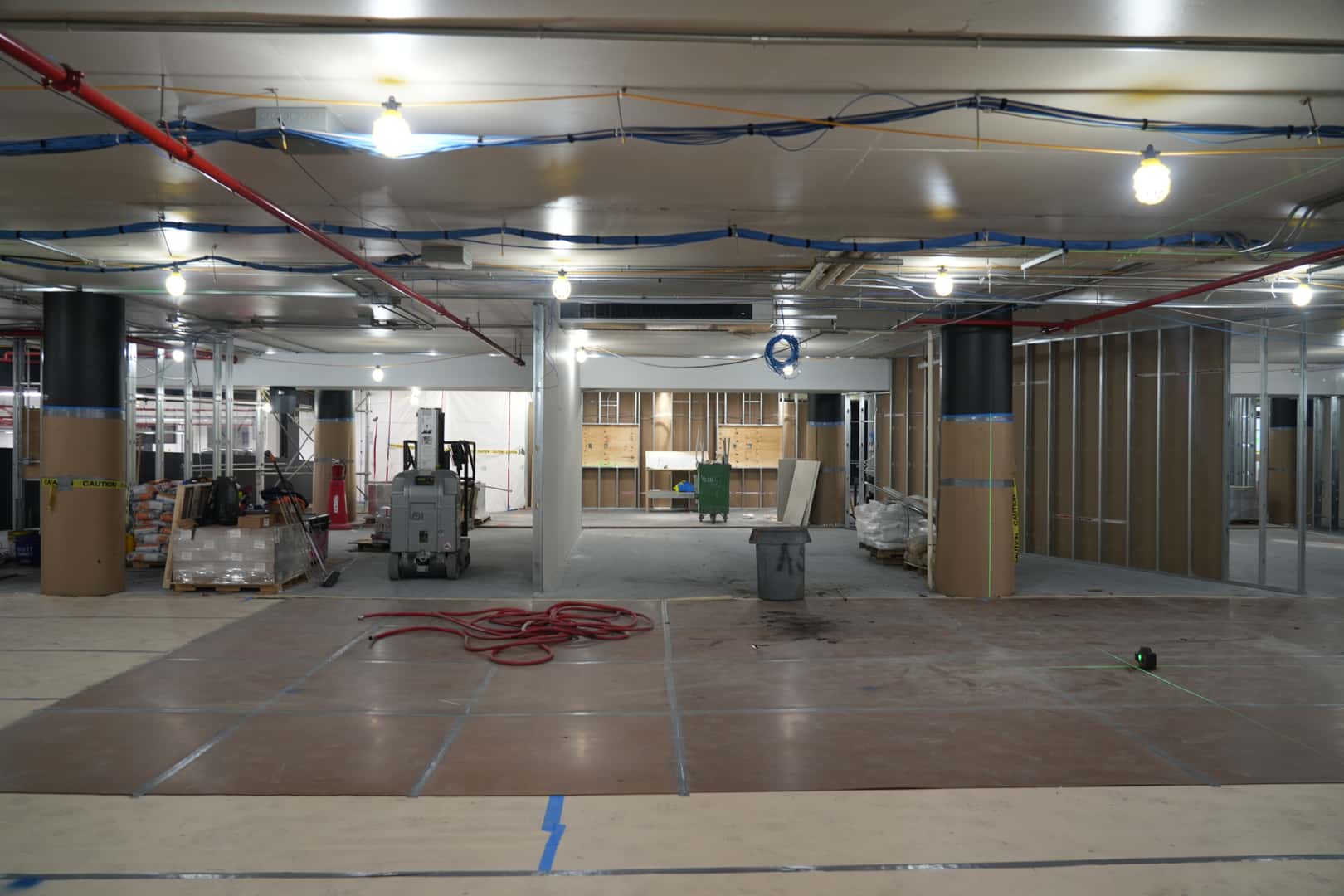Mercedes-Benz of Manhattan Construction interior view