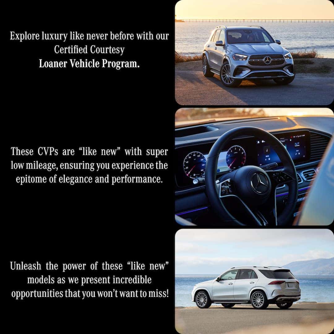 2024 mercedes benz certfiied courtesy loaner vehicle program advert