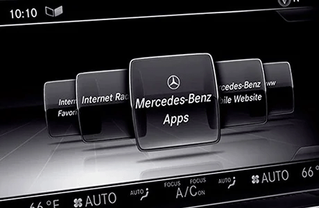 mercedes benz entertainment screen