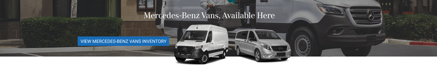 Mercedes-Benz Vans inventory banner