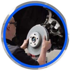 technician rotating brake