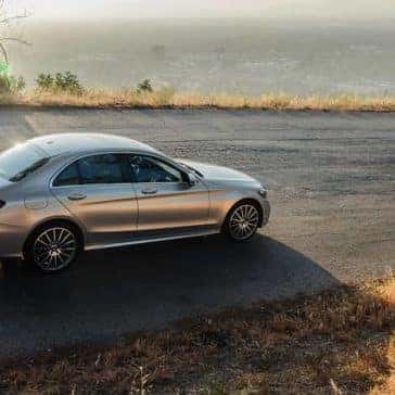 2020 MB C-Class On a Hill
