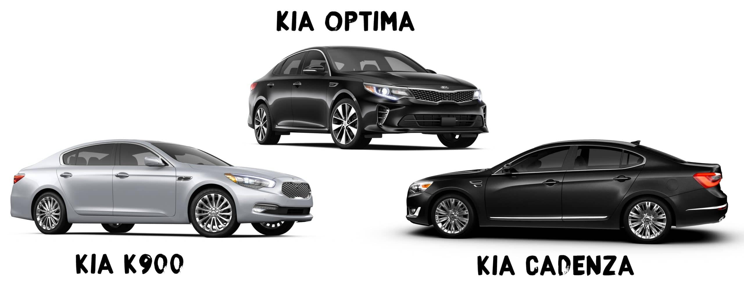2016 Kia Sedans: Optima, Cadenza, and K900