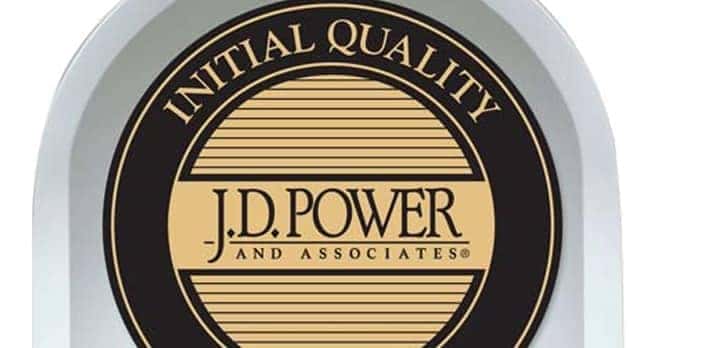 JD Power initial quality FCA