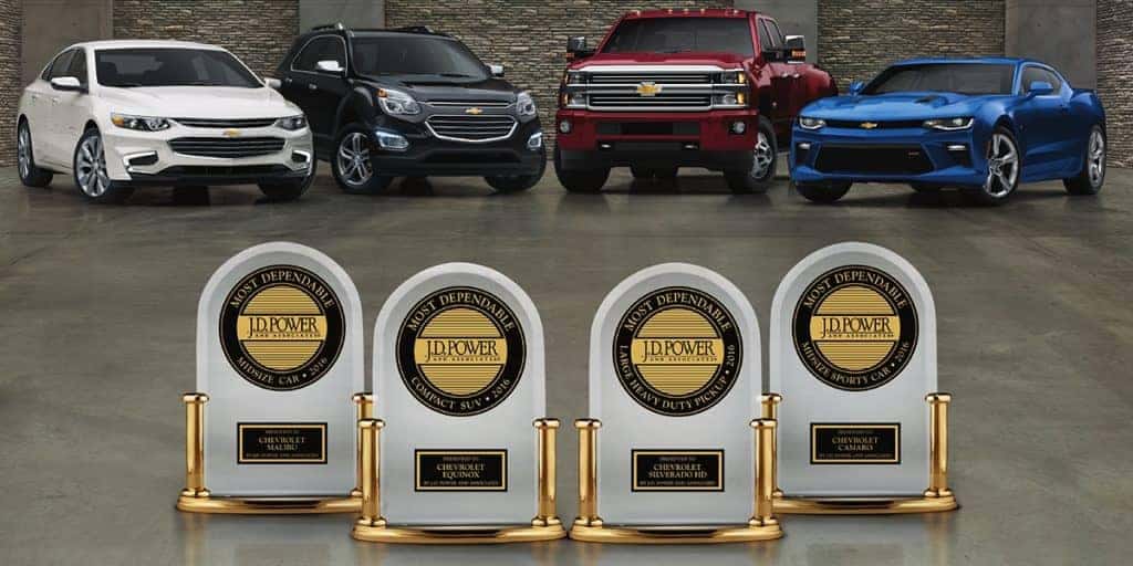 Chevy  JD Power awards