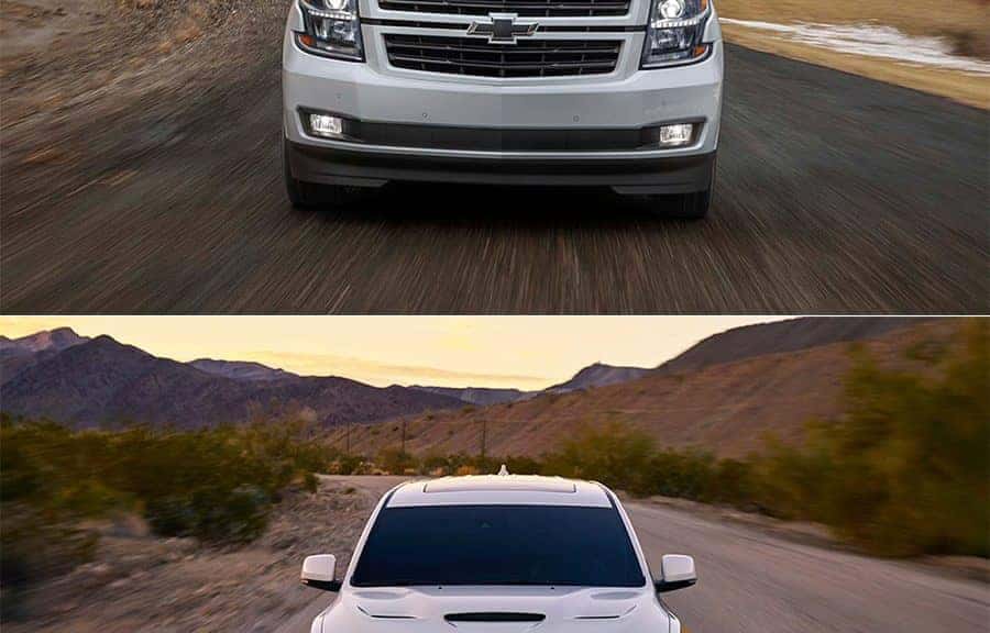 chevy tahoe rst vs dodge durango srt