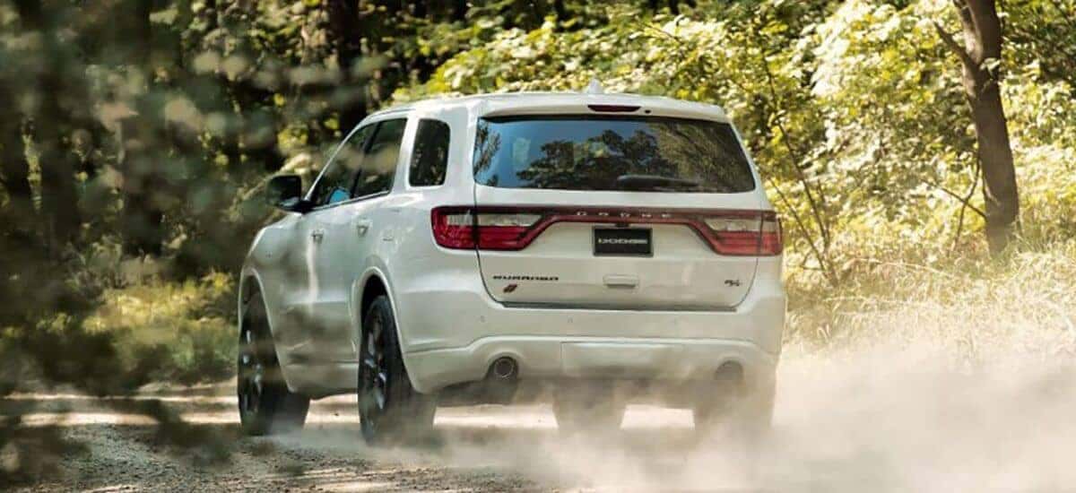 Dodge Durango Exterior driving on a dirt road