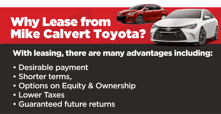 Toyota Lease Deals Houston Tx Mike Calvert Toyota