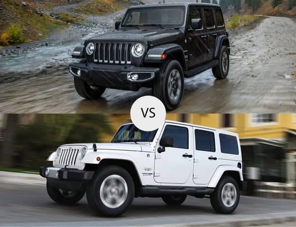 2018 Jeep Wrangler vs 2018 Jeep Wrangler JK