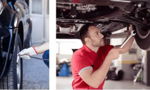 Nitrogen tire inflation and mechanic repairs