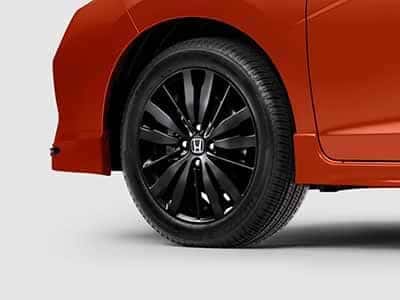 2018 Honda Fit 16 inch Black Alloy Wheels