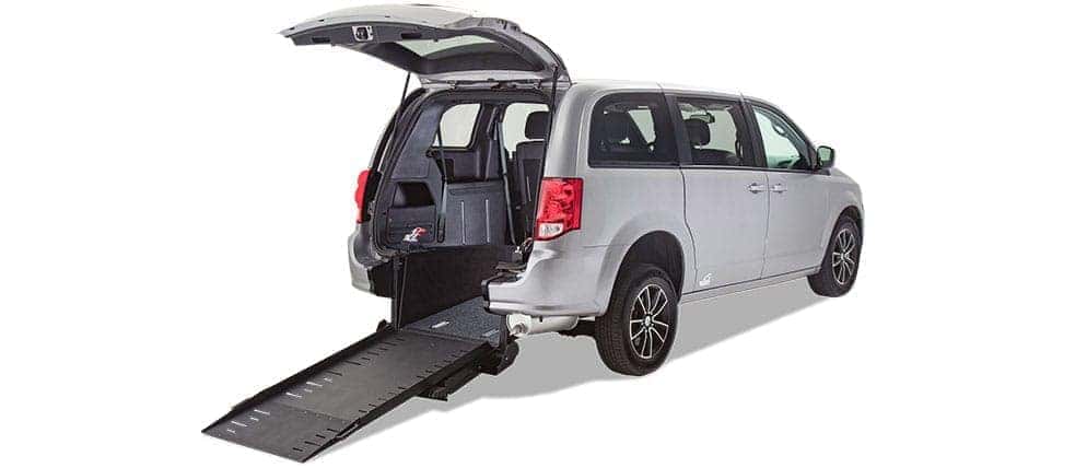 2017 Dodge Grand Caravan back ramp