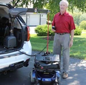 Man lowering Chair