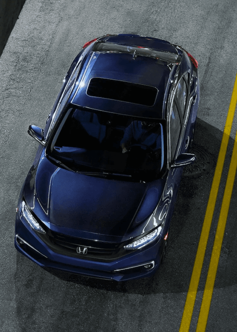 Down View of Honda Vehicle