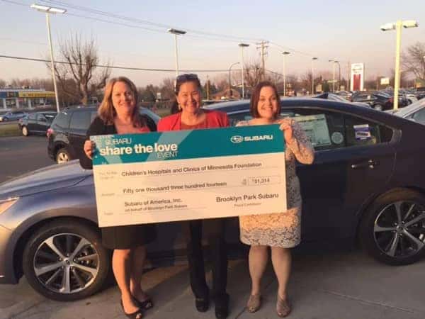 Morrie's Brooklyn Park Subaru - Community Involvement