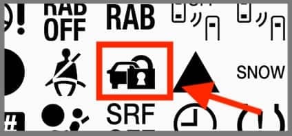 Subaru Warning Light Red Car With Lock