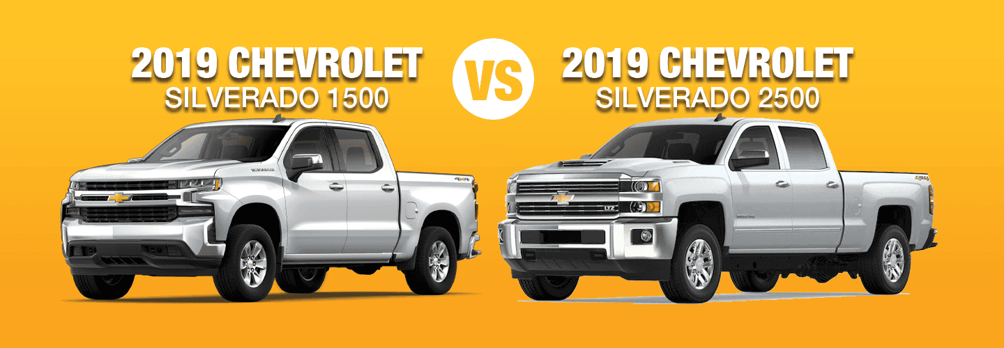 2019 Chevrolet Silverado 1500 vs 2019 Chevrolet Silverado 2500 HD Mtn. View Chevrolet