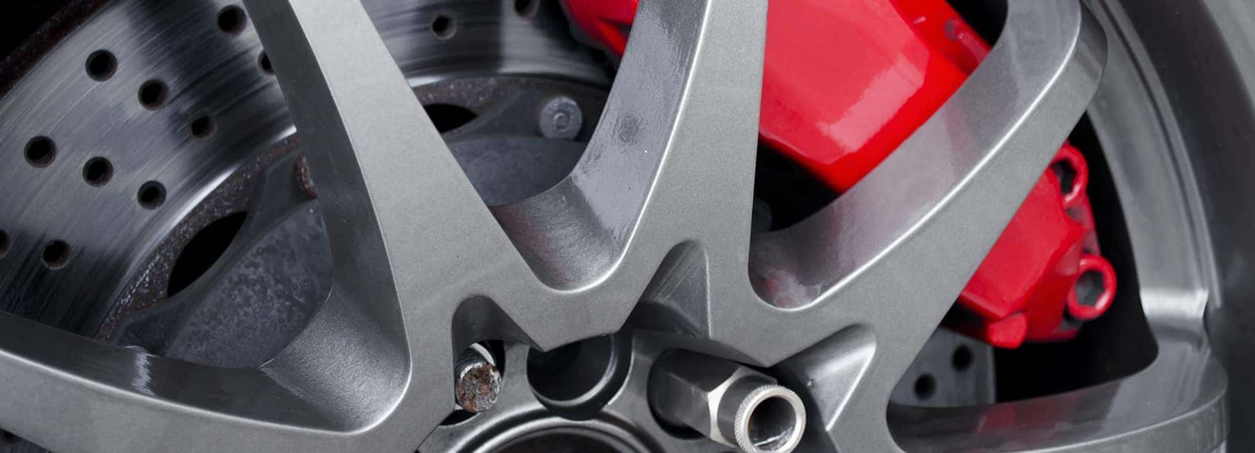 close up of rims on a vehicle