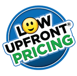 Low Upfront Pricing Badge
