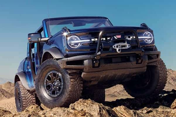 2021 Ford Bronco in the desert