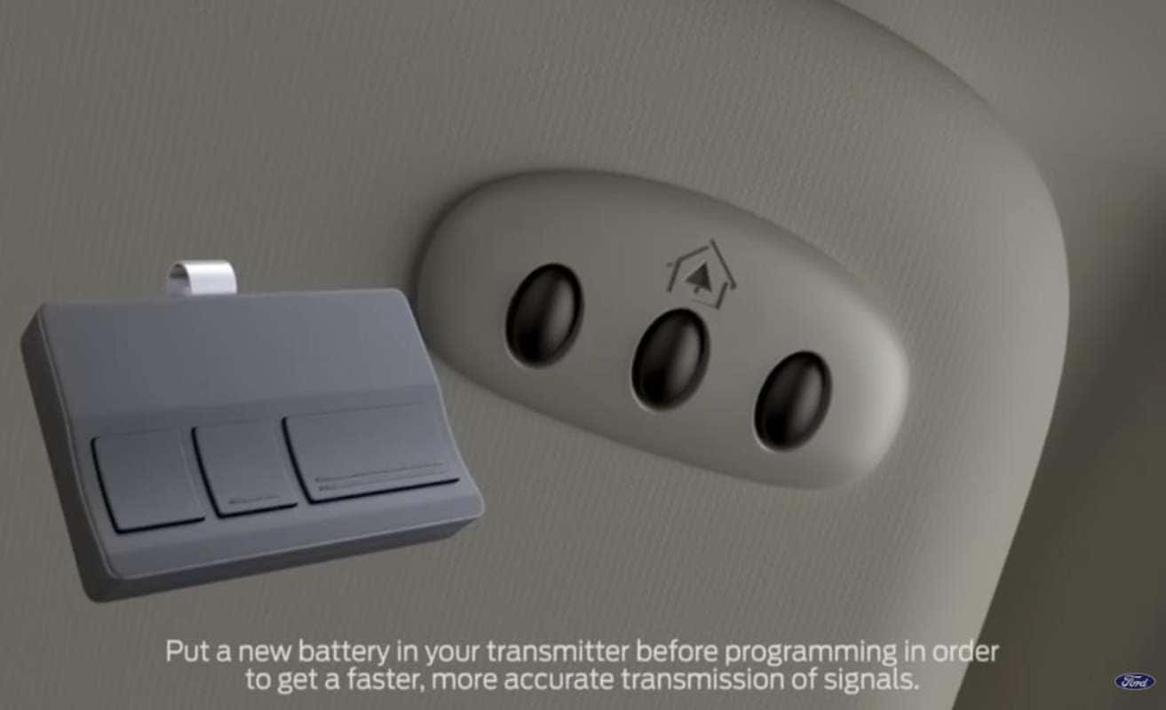 Ford How-To: Universal Garage Door Opener with Homelink