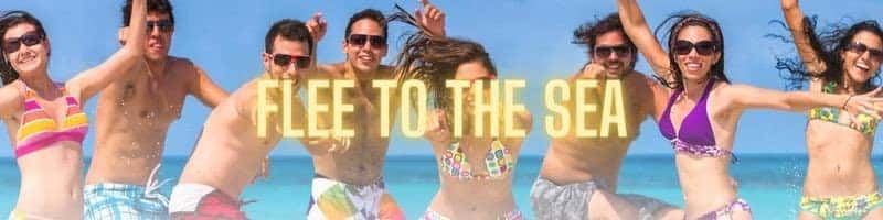 flee to the sea