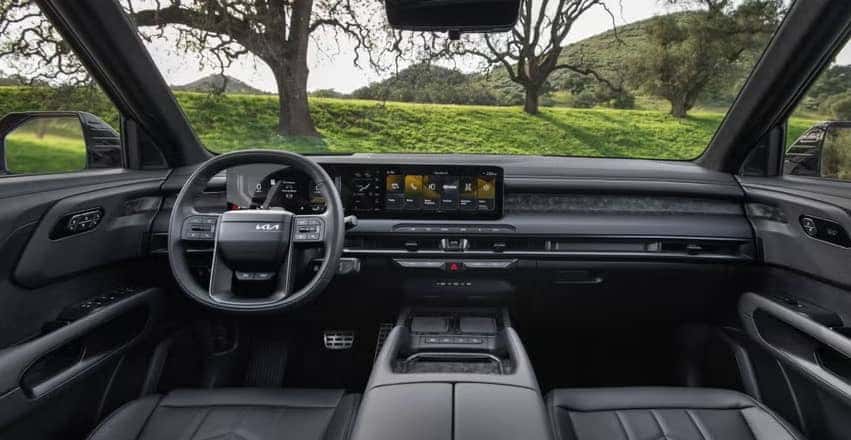 Interior of car