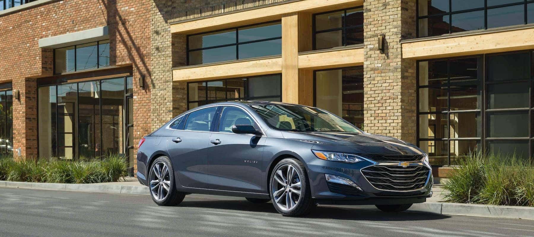 An exterior shot of a Chevrolet Malibu