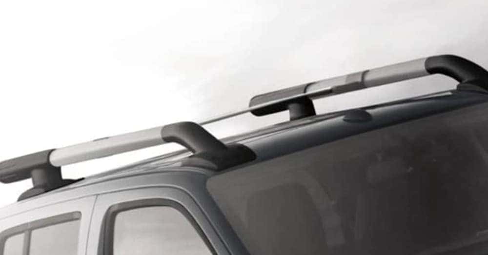 Roof rails are shown on a 2020 Nissan Frontier.