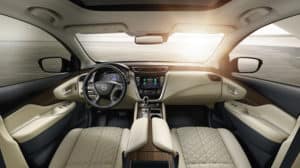 2021 Nissan Murano Platinum Interior in Cashmere Semi-Analine Leather